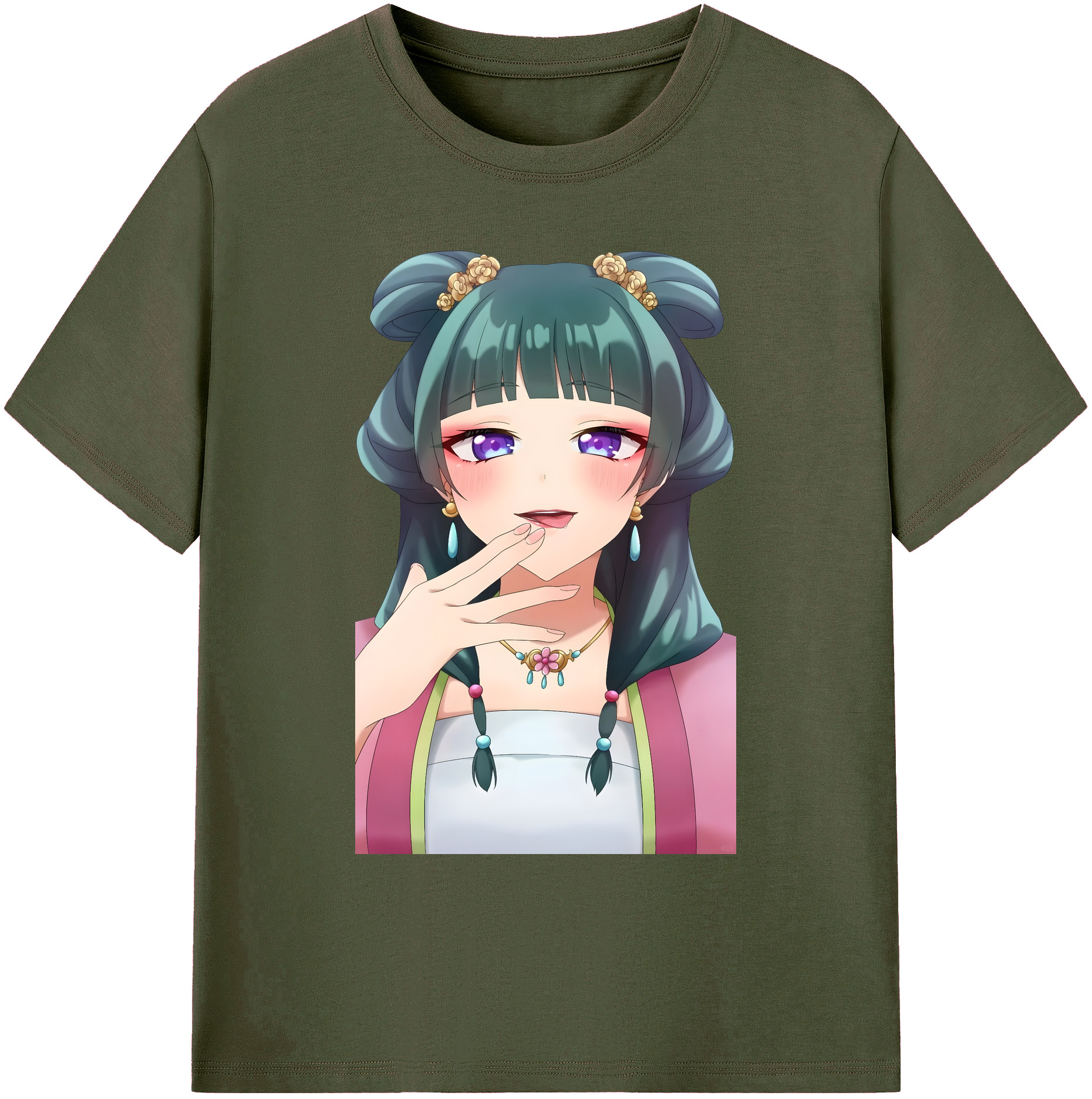 （画像用） 薬屋のひとりごと The Apothecary Diaries 綿100％ メンズ半袖Tシャツ｜肌触りやわらか＆通気性